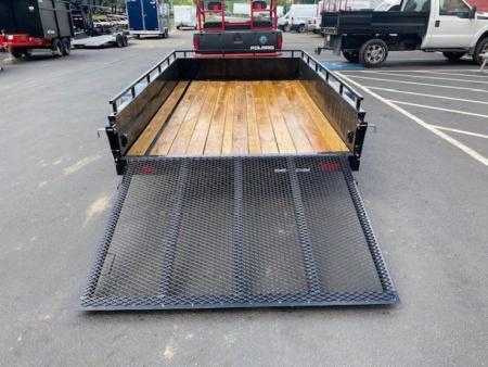 New 6 x 12 Sure-Trac 14" Steel High Side Landscape Trailer 3k