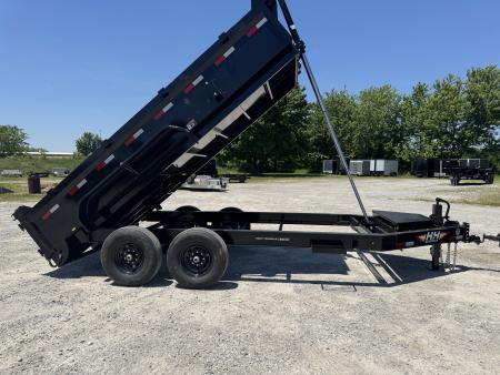 New 2026 H&H Trailers 83X14 Dump Trailer 14K GVWR Telescopic Lift