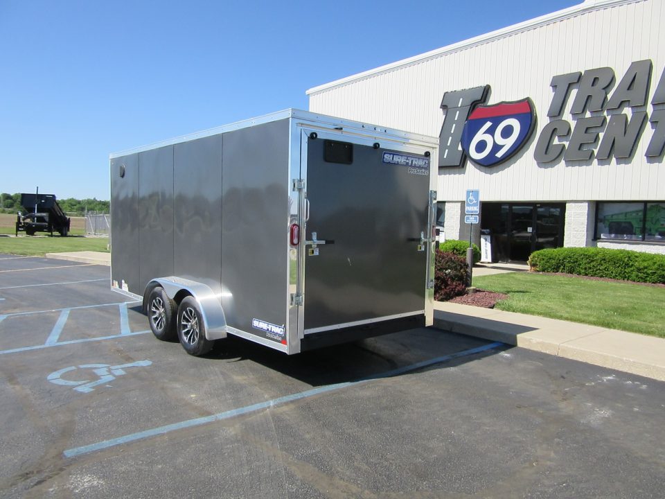 New 2026 Sure-Trac 7 x 16 STW8416TA Cargo / Enclosed Trailer 7K