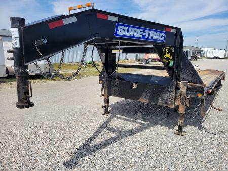 Used 2014 Sure-Trac 8.5x20+5 Gooseneck Equipment Trailer