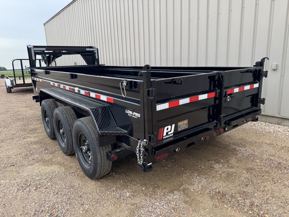 New 2027 PJ Trailers 16' DL Triple Axle Gooseneck Dump Trailer