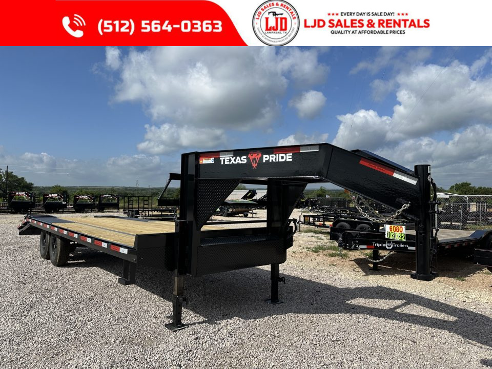 New 2026 Texas Pride 102  X 25' Deckover Trailer 14K GVWR