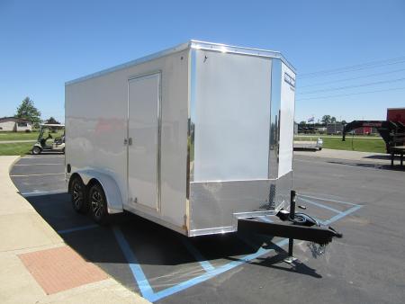 New 2026 Sure-Trac 7 x 14 STW8414TA Cargo / Enclosed Trailer 7K / Rear Double Door