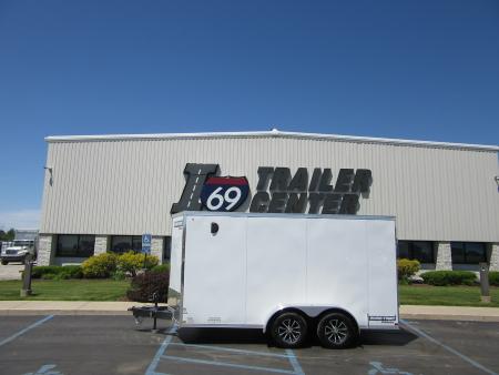 New 2026 Sure-Trac 7 x 14 STW8414TA Cargo / Enclosed Trailer 7K / Rear Double Door