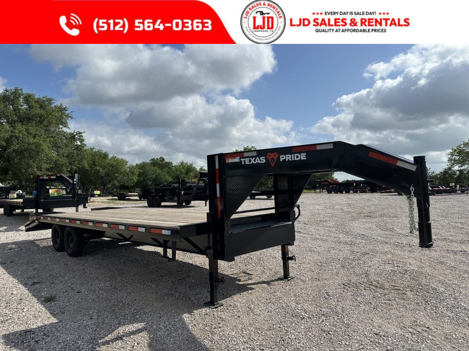 New 2026 Texas Pride 102  X 25' Deckover Trailer 16K GVWR