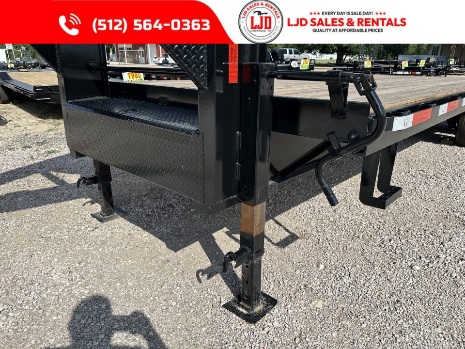 New 2026 Texas Pride 102" X 25' Deckover Trailer 16K GVWR