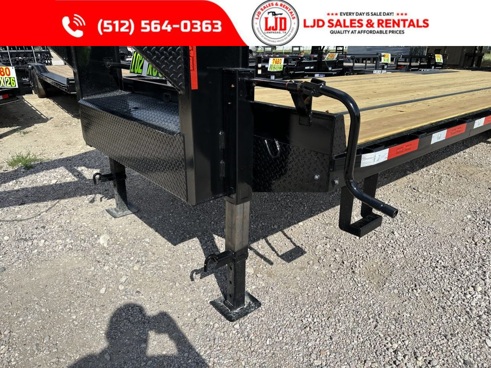 New 2026 Texas Pride - 102" X 30' Gooseneck Deckover Trailer - 16K GVWR