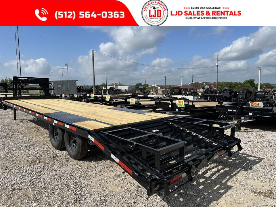 New 2026 Texas Pride - 102" X 30' Gooseneck Deckover Trailer - 16K GVWR