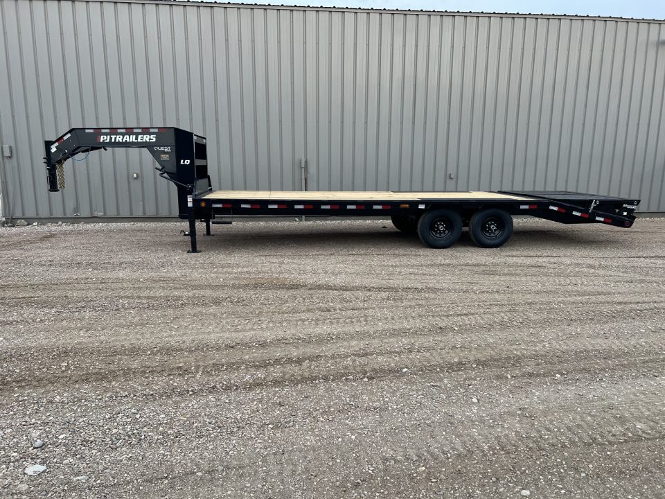 New 2027 PJ Trailers 25' Quest LQ Gooseneck Flatbed Trailer