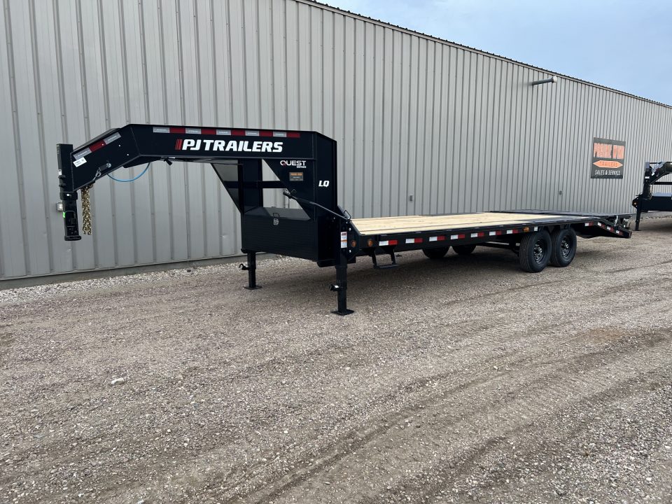 New 2027 PJ Trailers 25' Quest LQ Gooseneck Flatbed Trailer