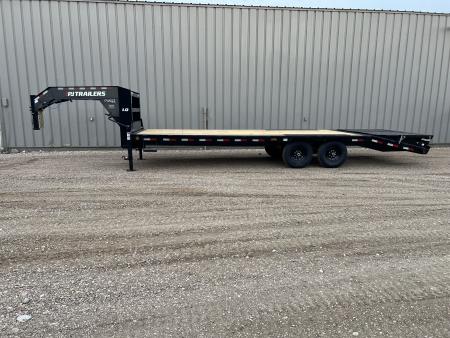 New 2027 PJ Trailers 25' Quest LQ Gooseneck Flatbed Trailer