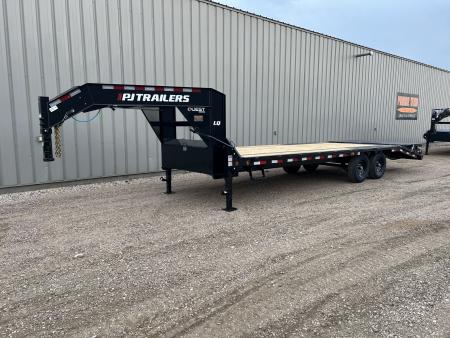 New 2027 PJ Trailers 25' Quest LQ Gooseneck Flatbed Trailer
