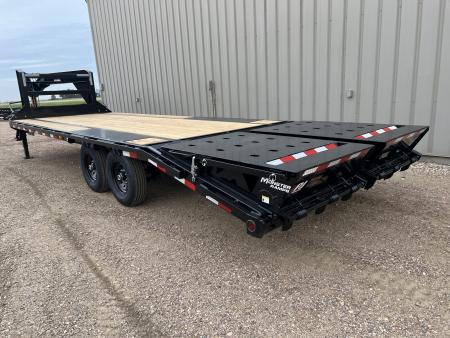New 2027 PJ Trailers 25' Quest LQ Gooseneck Flatbed Trailer