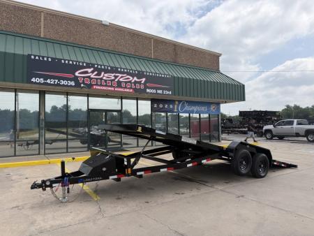 New #387172 2026 LOAD TRAIL TM 22 X 83 TANDEM AXLE RAPID LOADER 10K STEEL FLOOR TILT DECK TRAILER