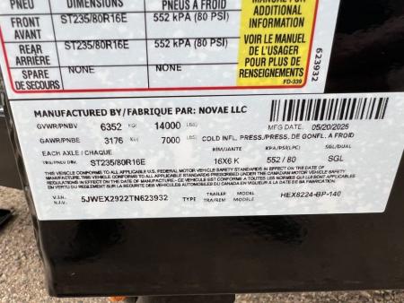New 2026 H&H Trailers 24' Speed Loader Tilt Trailer