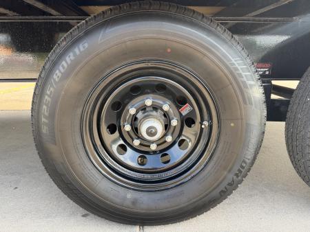 New #378179 2026 LOAD TRAIL PE 24 X 102 TANDEM AXLE BUMPER PULL 14K FULL BED FLATBED TILT
