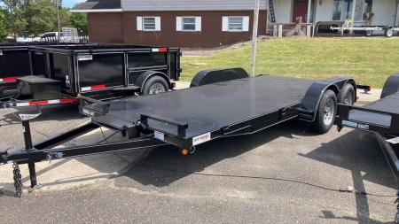 New 2026 P & T Trailers 18' steel deck Car Hauler