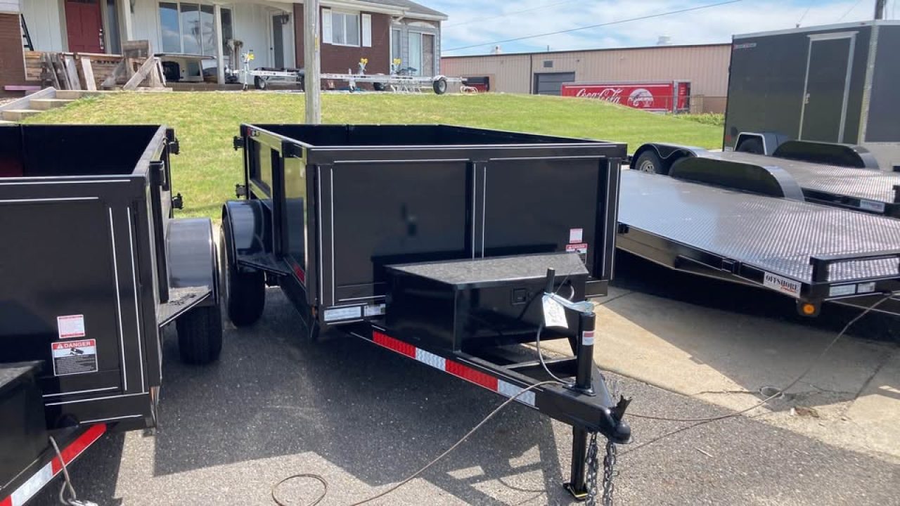 New 2026 P & T Trailers 5x8 Dump Trailer