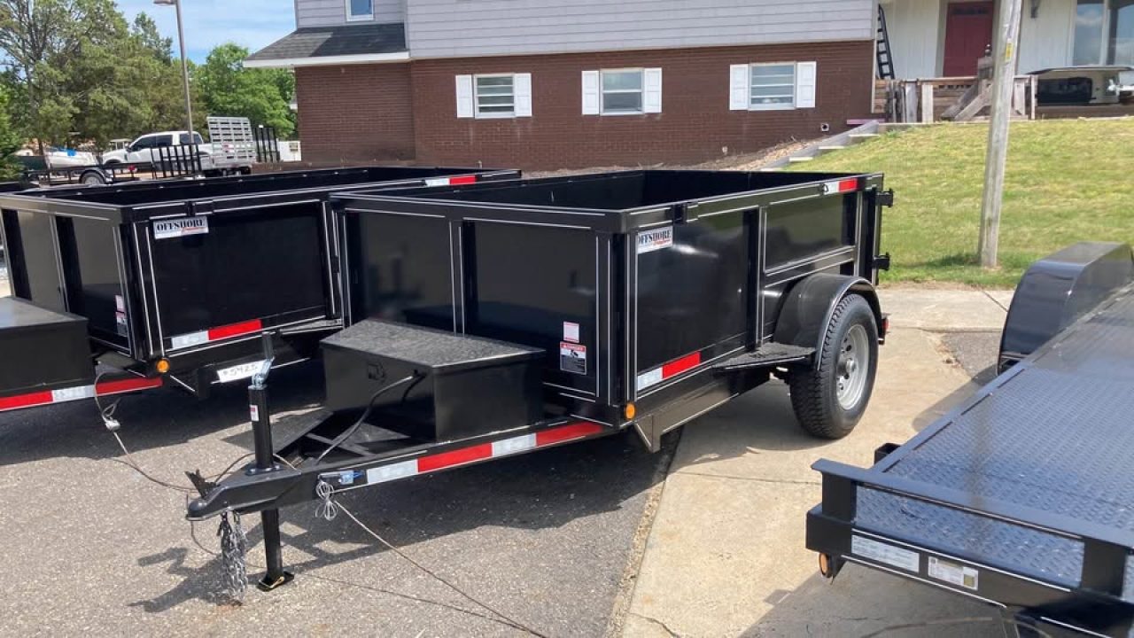 New 2026 P & T Trailers 5x8 Dump Trailer