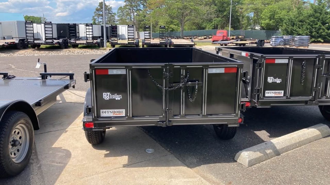 New 2026 P & T Trailers 5x8 Dump Trailer