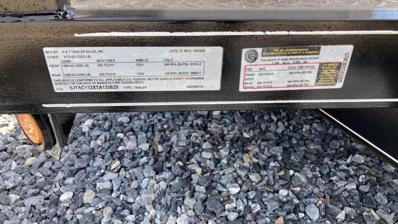 New 2026 P & T Trailers 18' steel deck Car Hauler