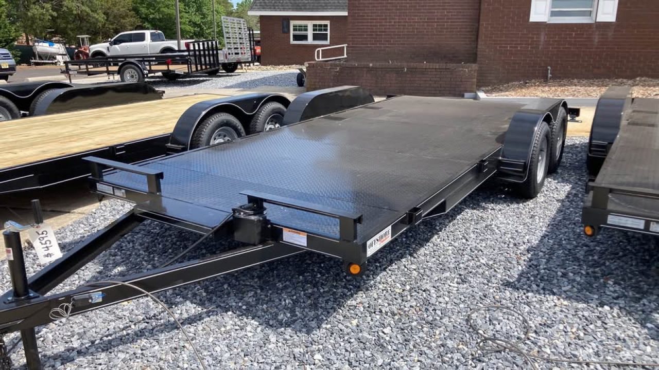 New 2026 P & T Trailers 18' steel deck Car Hauler