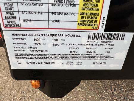 New 2026 H&H Trailers 18' Car Hauler 10K Car Hauler