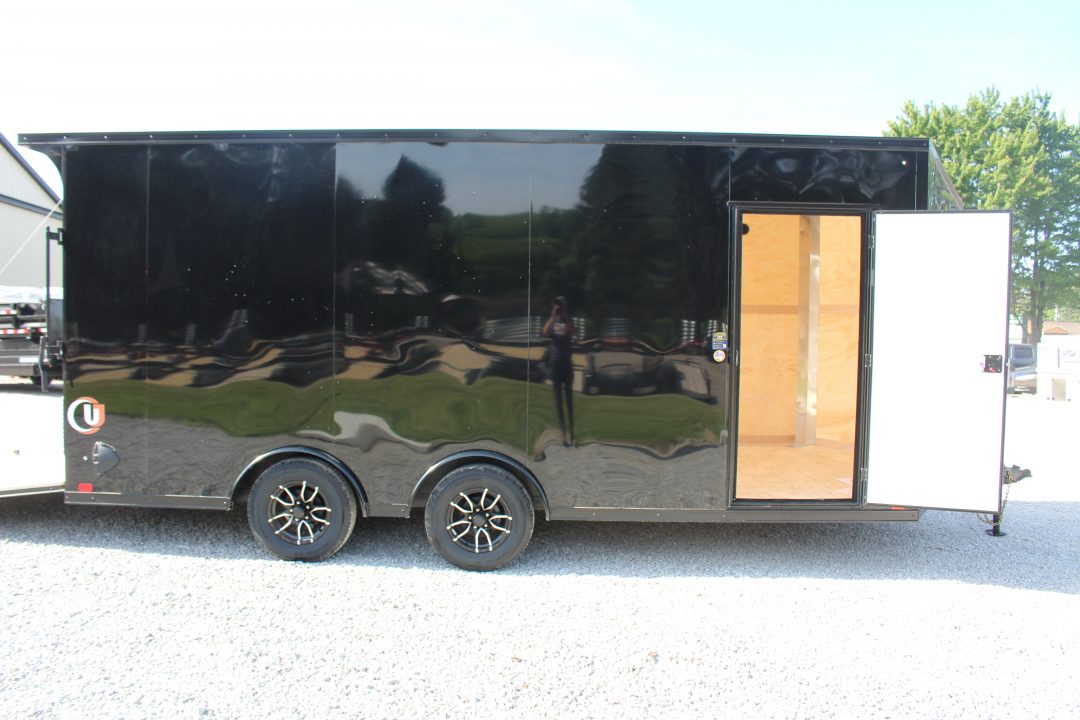 New 2026 United UJ 8.5' x 18' Enclosed Cargo Trailer - 7000# GVW - RAMP DOOR - 7' INTERIOR HEIGHT