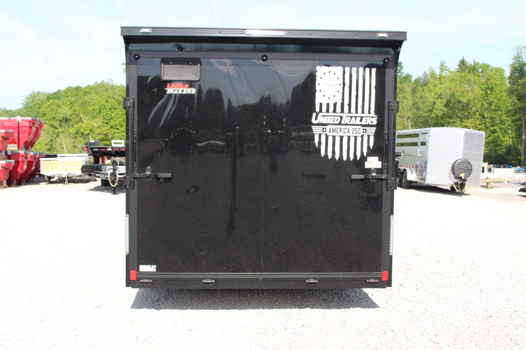 New 2026 United UJ 8.5' x 18' Enclosed Cargo Trailer - 7000# GVW - RAMP DOOR - 7' INTERIOR HEIGHT