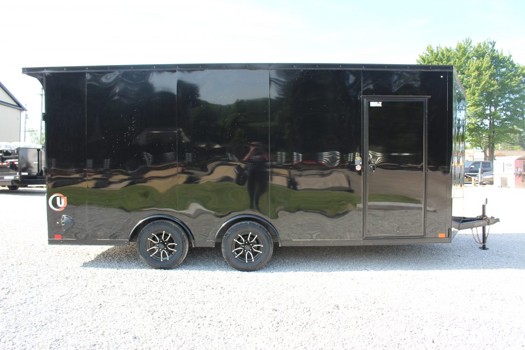 New 2026 United UJ 8.5' x 18' Enclosed Cargo Trailer - 7000# GVW - RAMP DOOR - 7' INTERIOR HEIGHT