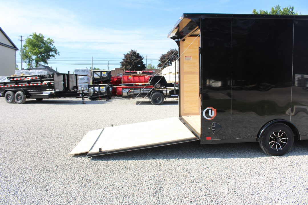 New 2026 United UJ 8.5' x 18' Enclosed Cargo Trailer - 7000# GVW - RAMP DOOR - 7' INTERIOR HEIGHT
