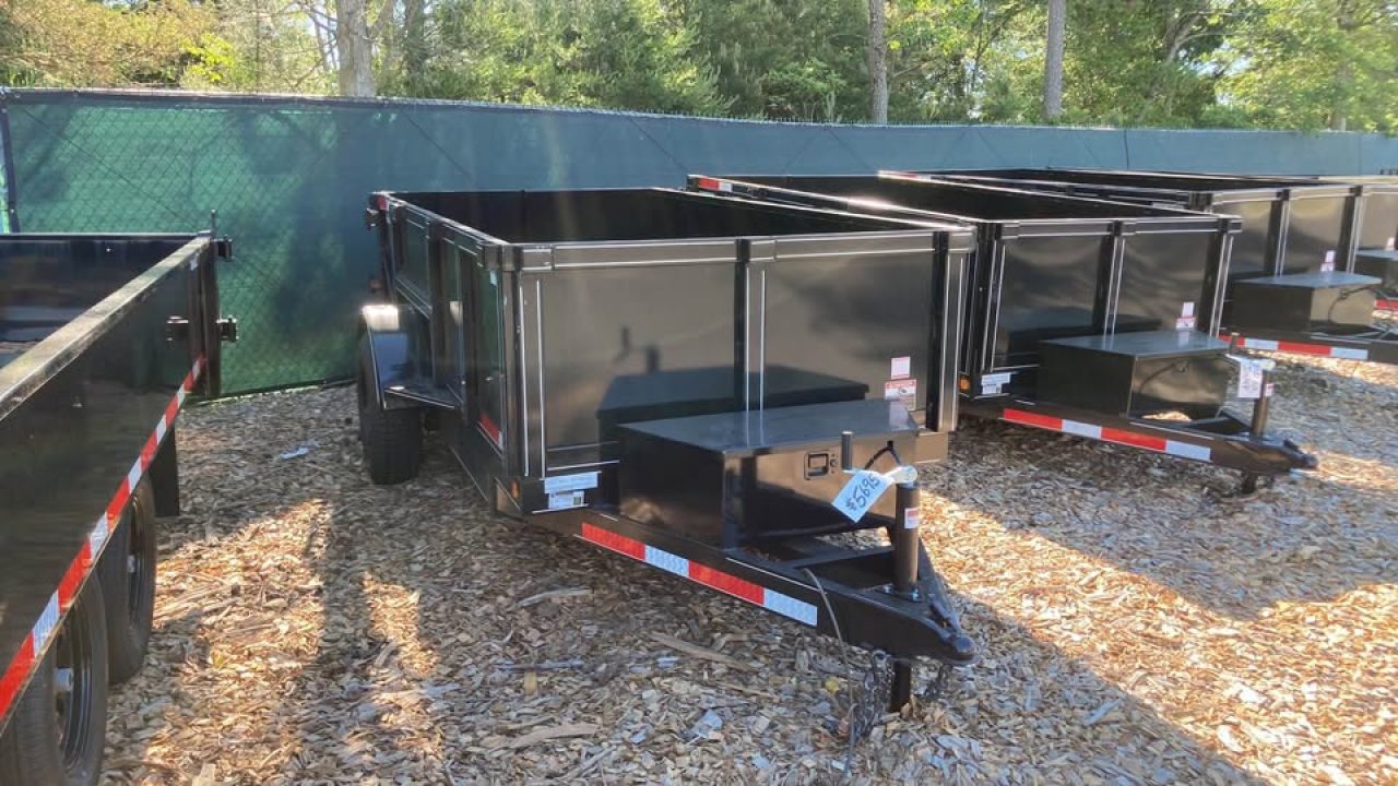 New 2026 P & T Trailers 5x10 Dump Trailer