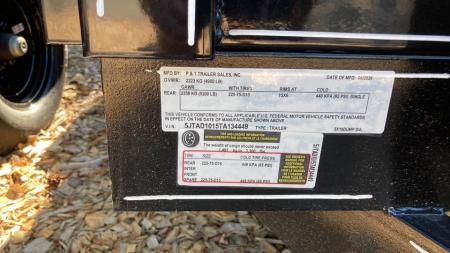 New 2026 P & T Trailers 5x10 Dump Trailer