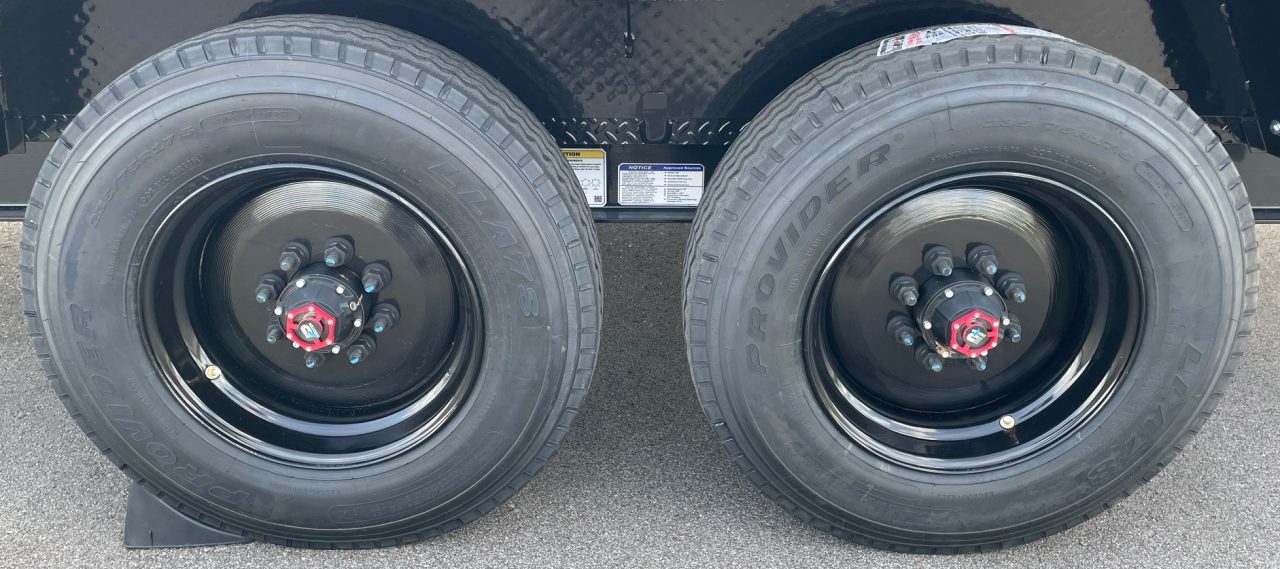 New Horizon HEH 22'x 82" Equipment Trailer--Mountain Ramps, 21,000 GVWR , Spare