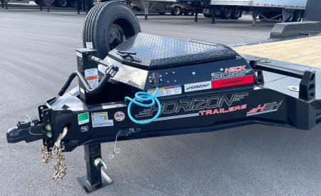 New Horizon HEH 22'x 82" Equipment Trailer--Mountain Ramps, 21,000 GVWR , Spare