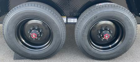 New Horizon HEH 22'x 82" Equipment Trailer--Mountain Ramps, 21,000 GVWR , Spare