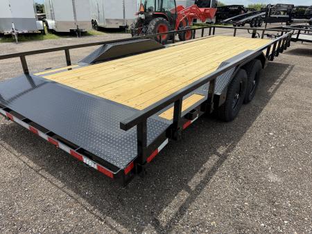 New 2026 Delco Trailers 102x24ft Equipment Trailer 14k