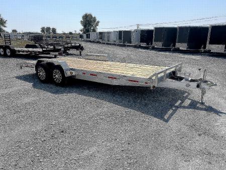 New 2026 Quality Steel and Aluminum 83 x20' Aluminum Car Hauler Equipment Trailer
