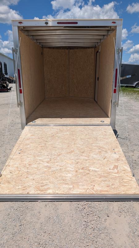 New 2026 Legend 7x12 + 2' V Thunder Aluminum Enclosed Cargo Trailer w/ Ramp Door