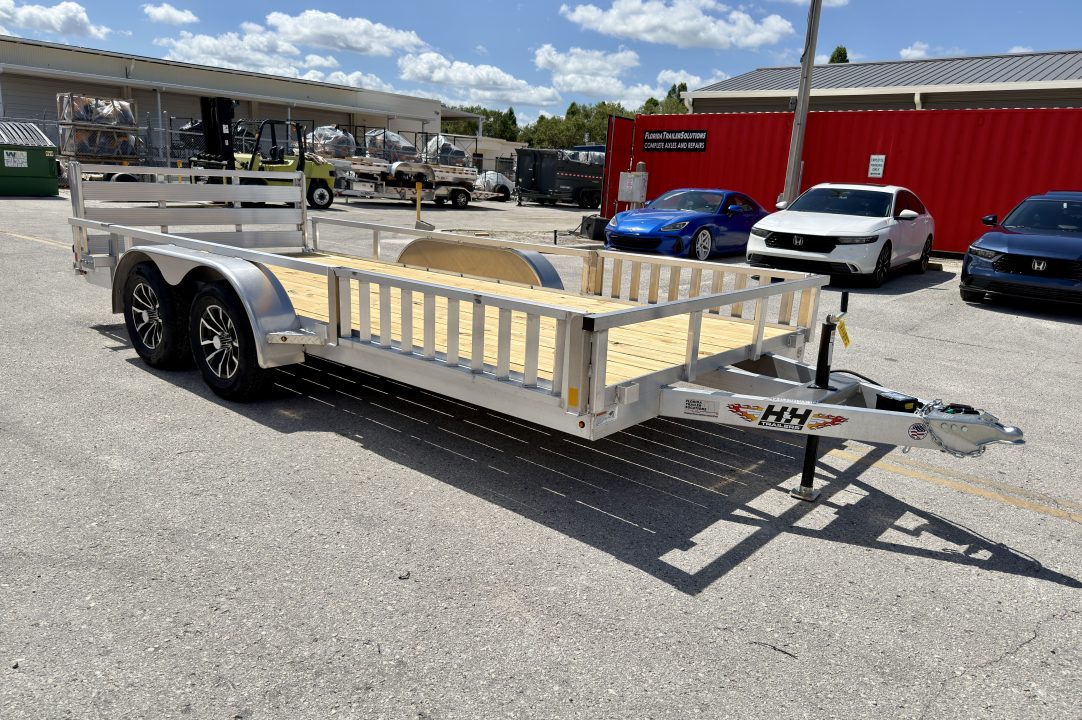 New 2026 H&H Trailers 82x16 7K ATV Tube Top Utility Trailer