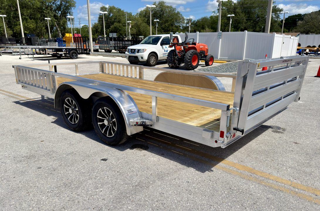 New 2026 H&H Trailers 82x16 7K ATV Tube Top Utility Trailer
