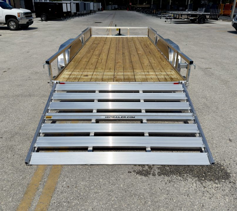 New 2026 H&H Trailers 82x16 7K ATV Tube Top Utility Trailer