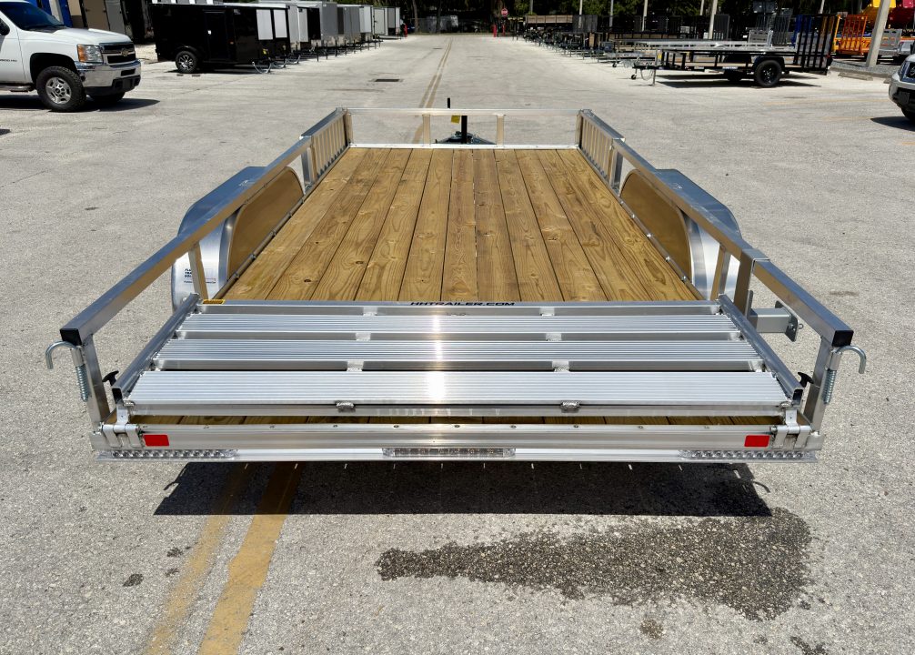 New 2026 H&H Trailers 82x16 7K ATV Tube Top Utility Trailer