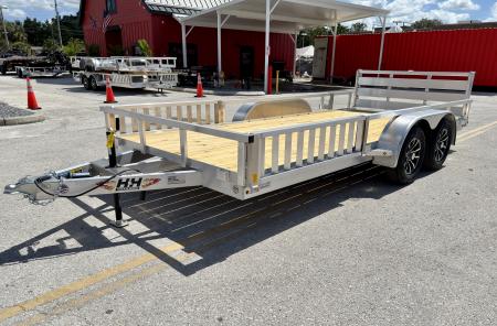 New 2026 H&H Trailers 82x16 7K ATV Tube Top Utility Trailer