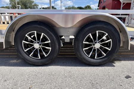 New 2026 H&H Trailers 82x16 7K ATV Tube Top Utility Trailer