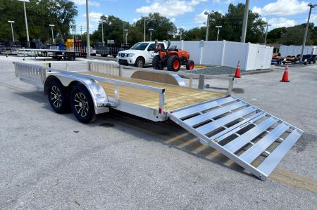 New 2026 H&H Trailers 82x16 7K ATV Tube Top Utility Trailer