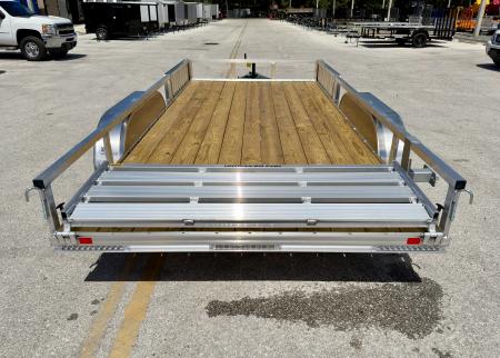 New 2026 H&H Trailers 82x16 7K ATV Tube Top Utility Trailer
