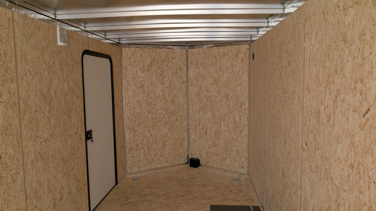New 2026 Legend 7x16 + 2' V-Nose Aluminum Enclosed Cargo Trailer w/ Ramp Door