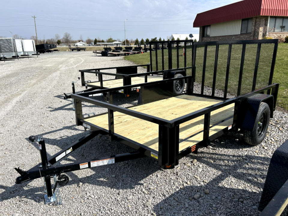 New 2026 Quality Steel and Aluminum 74"x10' Steel Utility Trailer