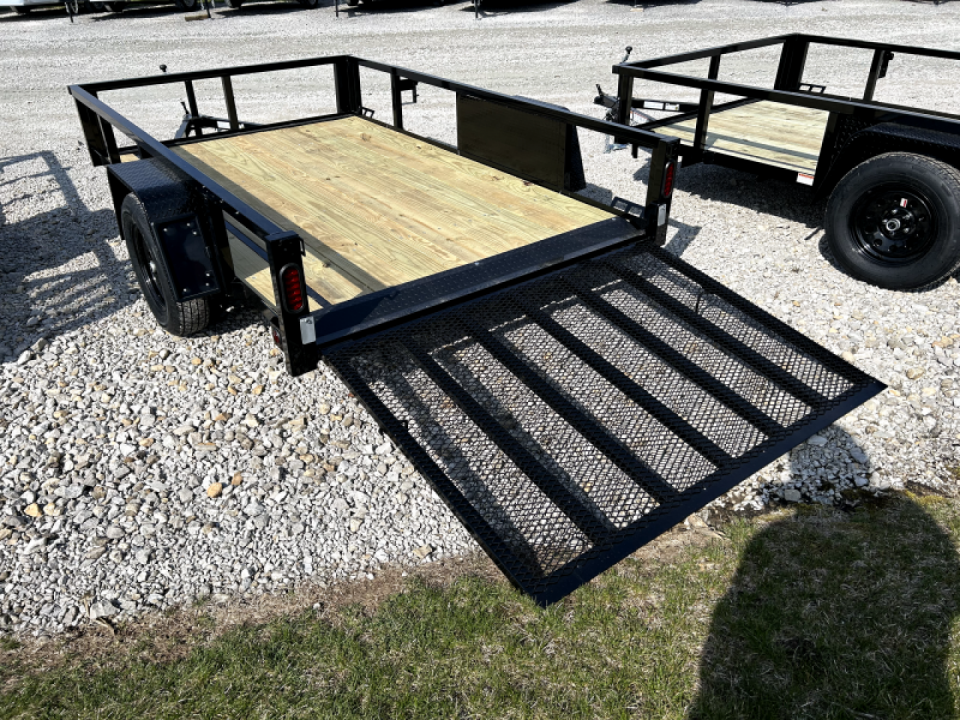 New 2026 Quality Steel and Aluminum 74"x10' Steel Utility Trailer